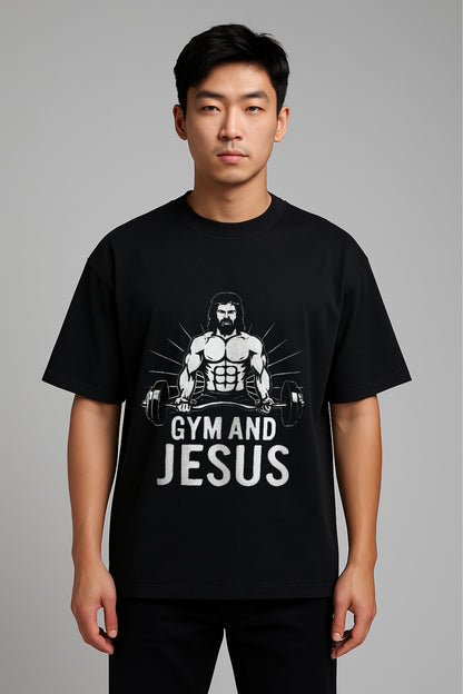 Gym & Jesus T-Shirt (REGULAR FIT)
