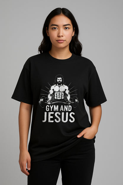 Gym & Jesus T-Shirt (REGULAR FIT)
