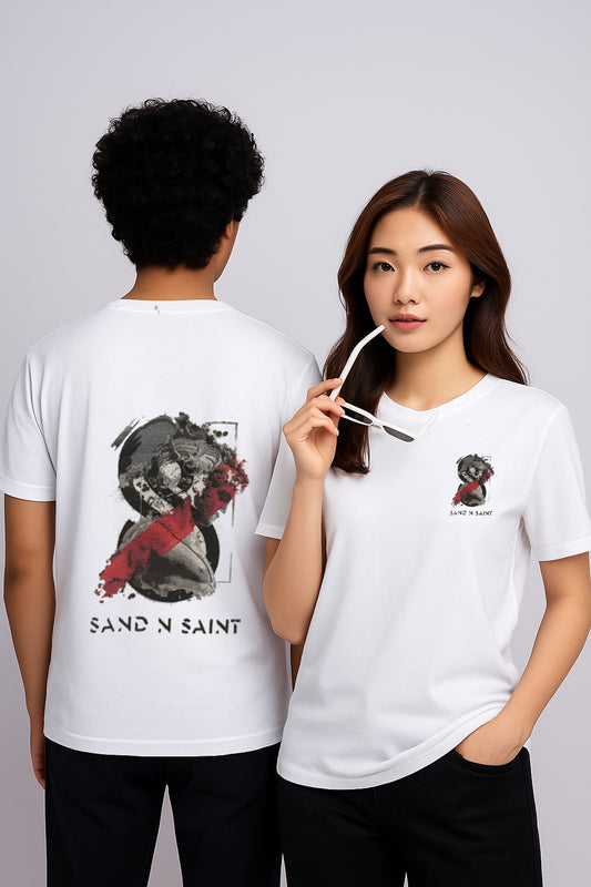 Sand N Saint “Red Reign” T-Shirt (REGULAR FIT)