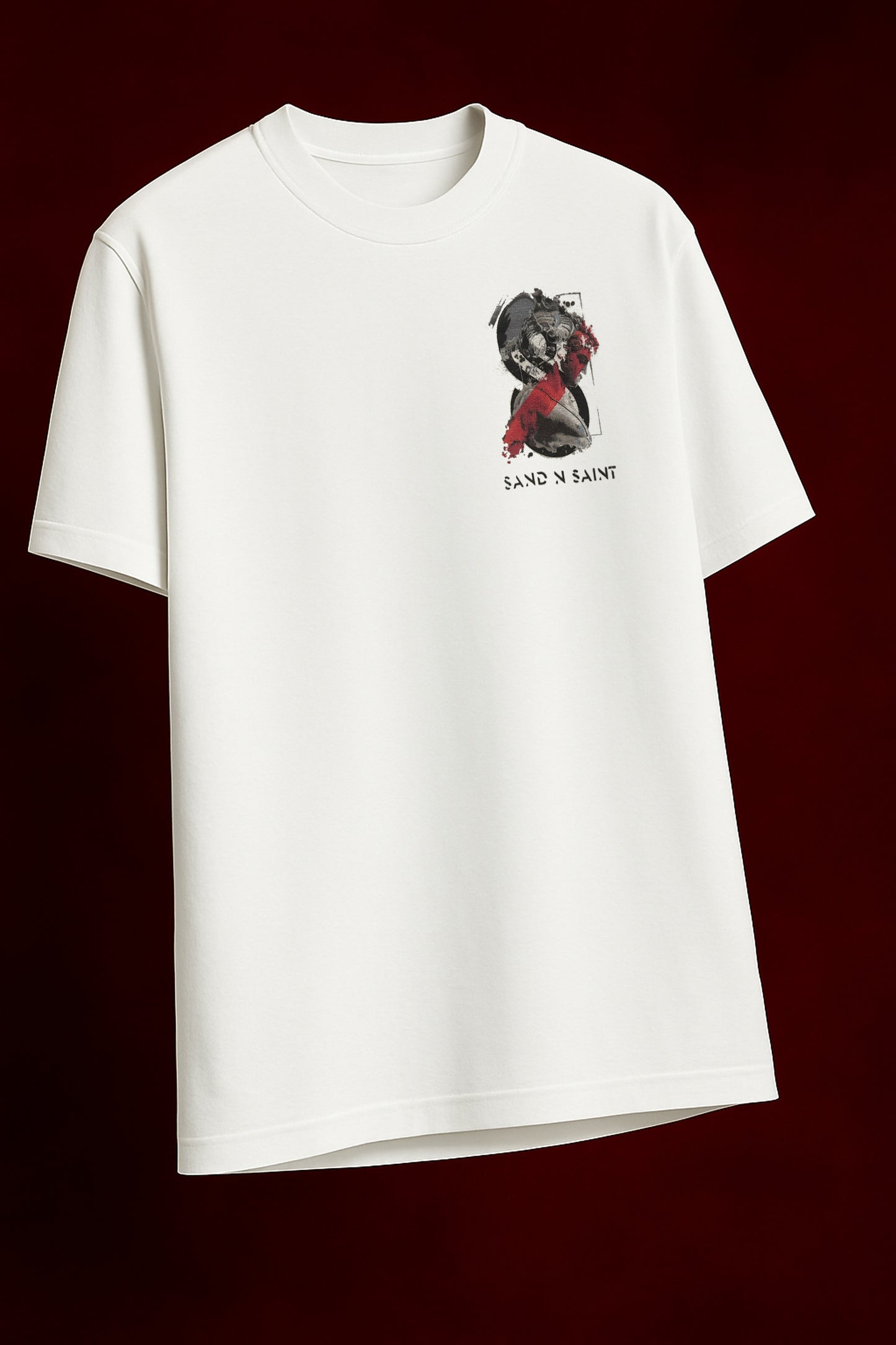 Sand N Saint “Red Reign” T-Shirt (REGULAR FIT)