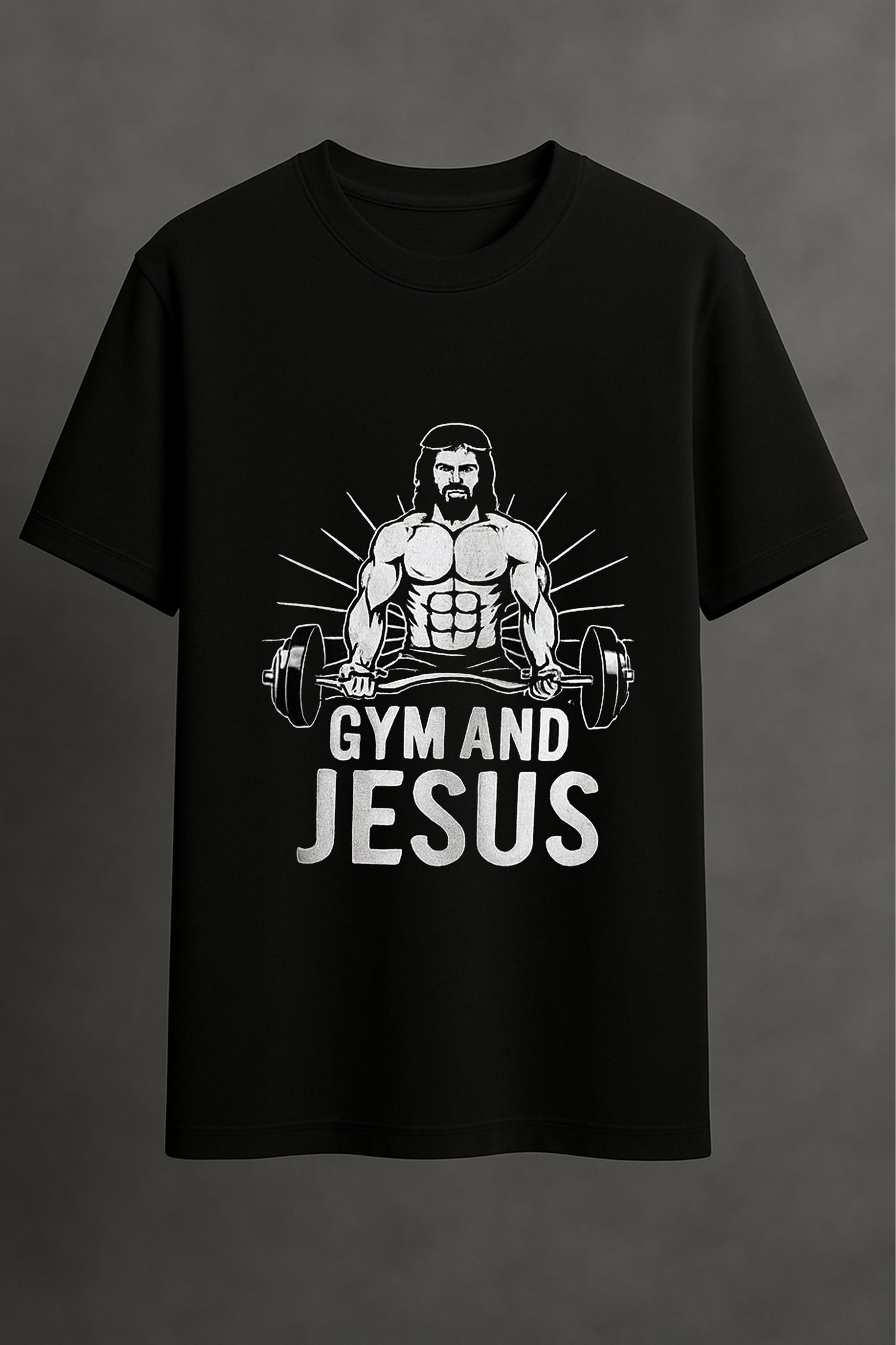 Gym & Jesus T-Shirt (REGULAR FIT)