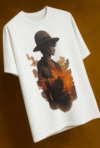 Luffy “Sunset Voyage” T-Shirt (OVERSIZED)