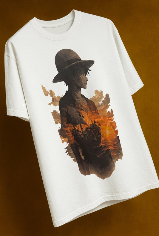 Luffy “Sunset Voyage” T-Shirt (OVERSIZED)